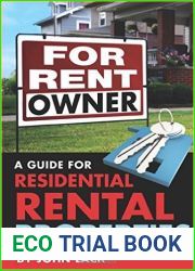 For Rent By Owner A Guide for Residential Rental Properties