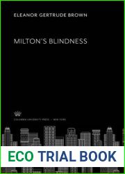 Miltons Blindness