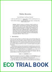 Walther recursion