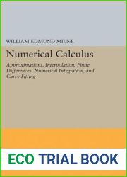 Numerical Calculus (Princeton Legacy Library, 2018)