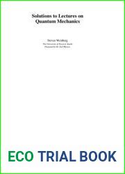 Lectures on Quantum Mechanics Solutions