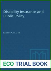 Disability Insurance and Public Policy