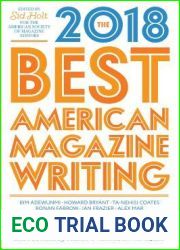The Best American Magazine Writing 2018