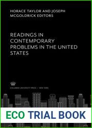 Readings in Contemporary Problems in the United States. Two Volumes