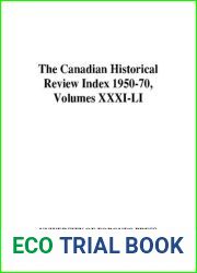 Canadian Historical Review Index 1950-70