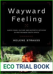 Wayward Feeling: Audio-Visual Culture and Aesthetic Activism in Post-Rainbow South Africa (African and Diasporic Cultural Studies)