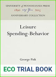Leisure Spending-Behavior (Anniversary Collection)