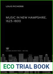 Music in New Hampshire, 1623-1800