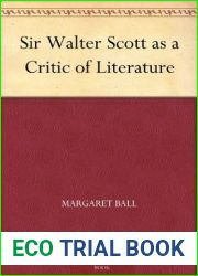 Sir Walter Scott as a Critic of Literature