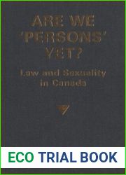 Are We ‘Persons| Yet? Law and Sexuality in Canada