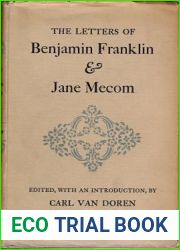 The Letters of Benjamin Franklin and Jane Mecom