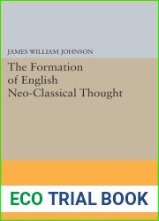 Formation of English Neo-Classical Thought