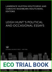 Leigh Hunt|s Political and Occasional Essays