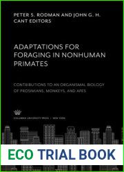 Adaptations for Foraging in Nonhuman Primates