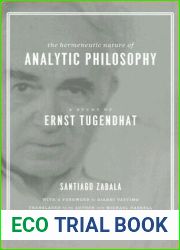 The Hermeneutic Nature of Analytic Philosophy: A Study of Ernst Tugendhat