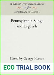 Pennsylvainia Songs and Legends