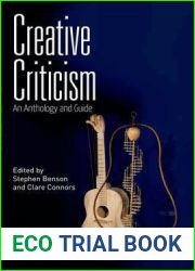 Creative Criticism: An Anthology and Guide