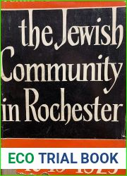 The Jewish Community in Rochester, 1843-1925