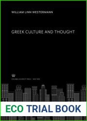 Greek Culture and Thought