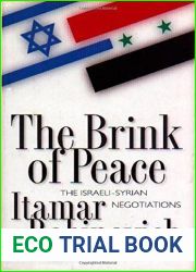 The Brink of Peace by Rabinovich, Itamar (1999) Paperback