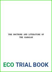 The Doctrine and Literature of the Kabalah