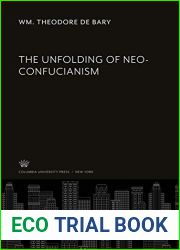 The Unfolding of Neo-Confucianism
