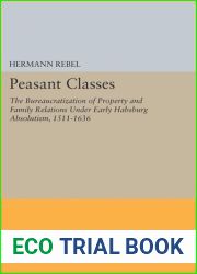 Peasant Classes: The Bureaucratization of Property and Family Relations Under Early Habsburg Absolutism, 1511-1636 (Princeton Legacy Library, 5131)