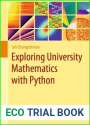 Exploring University Mathematics with Python