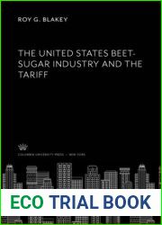 United States Beet Sugar Industry and the Tariff