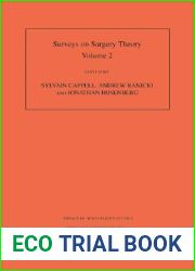Surveys on Surgery Theory (AM-149), Volume 2: Papers Dedicated to C.T.C. Wall. (AM-149) (Annals of Mathematics Studies, 149)