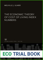 The Economic Theory of Cost of Living Index Numbers