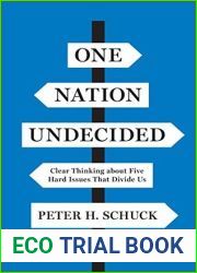 One Nation Undecided: Clear Thinking about Five Hard Issues That Divide Us