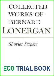 Shorter Papers: Volume 20 (Collected Works of Bernard Lonergan)