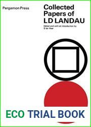 Collected Papers of L.D. Landau