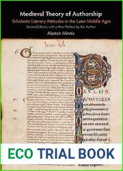 Medieval Theory of Authorship: Scholastic Literary Attitudes in the Later Middle Ages (The Middle Ages Series)