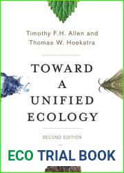 Toward a Unified Ecology