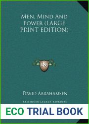 Men, Mind And Power (LARGE PRINT EDITION)