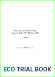 Reasoning and Critical Thinking