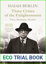 Three Critics Of The Enlightenment by Isaiah Berlin (2013-12-05)