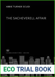 The Sacheverell affair, (Studies in history, economics and public law)