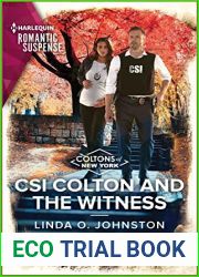 CSI Colton and the Witness (The Coltons of New York #11)