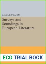 Surveys and Soundings in European Literature (Princeton Legacy Library, 1950)