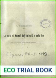 La Teoria di Maxwell dell|Elettricita e della Luce