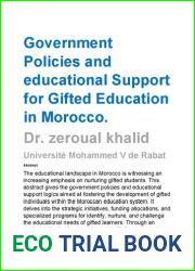 Government Policies and educational Support for Gifted Education in Morocco