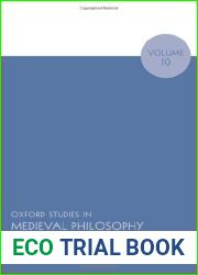 Oxford Studies in Medieval Philosophy Volume 10