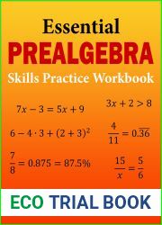 Essential Prealgebra Skills Practice Workbook