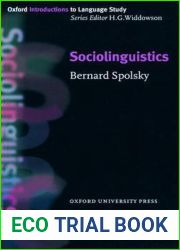 Sociolinguistics (Oxford Introduction to Language Study Series)