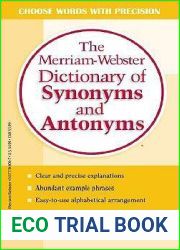 The Merriam-Webster Dictionary of Synonyms and Antonyms