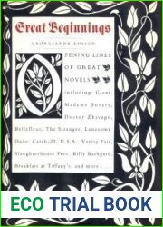 Great Beginnings: Opening Lines of Great Novels