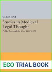 Studies in Medieval Legal Thought
